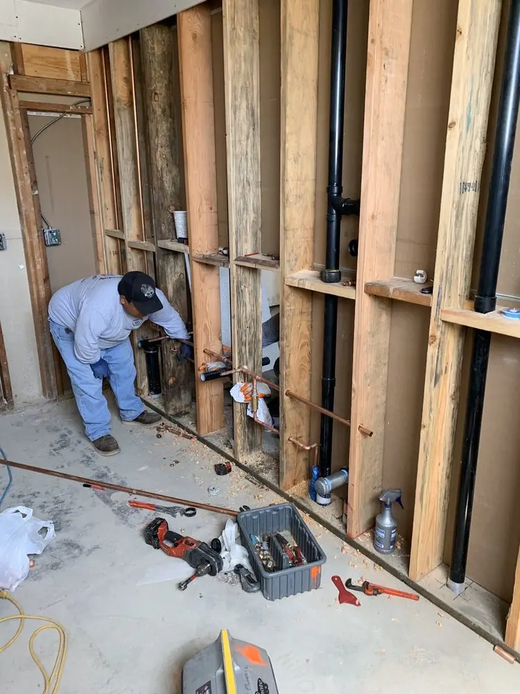 Commercial rough-in plumbing for Gas Line Repair in Owosso
